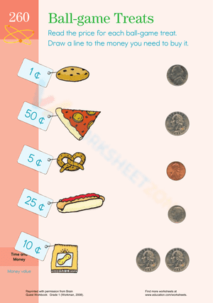 Ball Game Treats: Learning to Count Money
