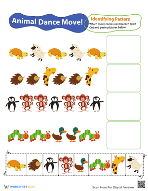 Identifying Patterns: Animal Dance Moves