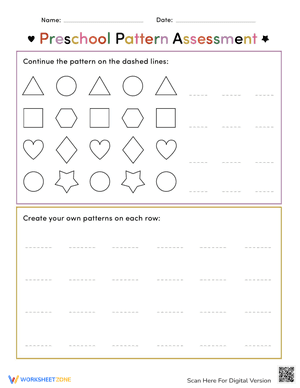 Preschool Pattern Assessment