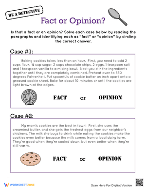Facts vs. Opinions