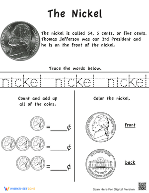 Learn the Coins: The Nickel
