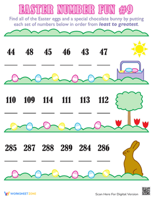 Easter Number Fun #9