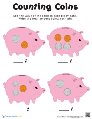 Counting Coins in the Piggy Bank