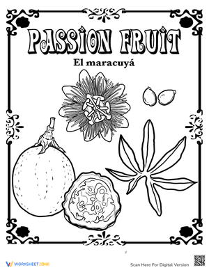 Passion Fruit in Spanish