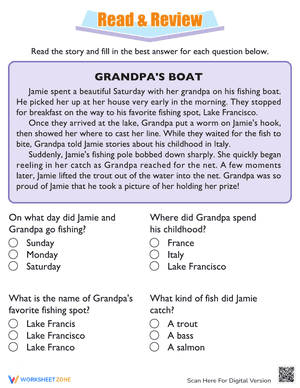 Read and Review: Grandpa's Boat