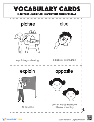 Vocabulary Cards: How Pictures Can Help Us Read