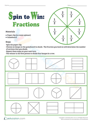 Spin to Win: Fractions