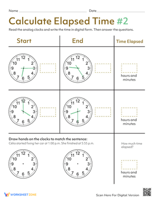 Calculate Elapsed Time #2