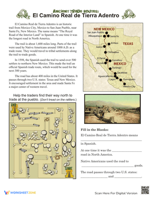 Ancient Trade Routes: El Camino Real de Tierra Adentro