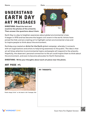 Understand Earth Day Art Messages