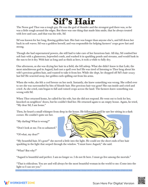 Norse Myths: Sif's Golden Hair