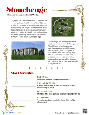 Stonehenge - Wonders of the Medieval World