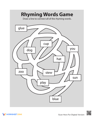 Rhyming Words Game 4