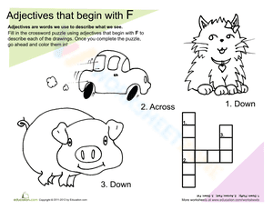 Adjectives Starting With Letter F
