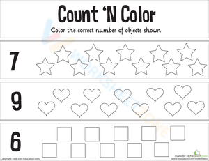 Count 'n Color: The Numbers 5-10