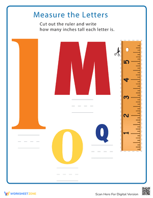 Measuring and the Alphabet
