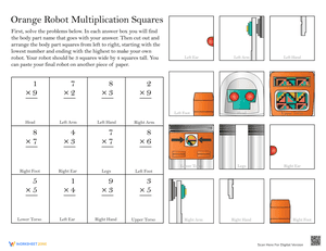 Build a Robot: Multiplication #4