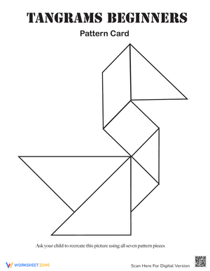 Easy Tangrams Puzzle #1