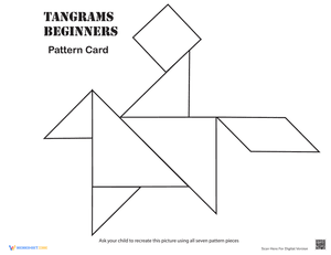 Easy Tangrams Puzzle #6