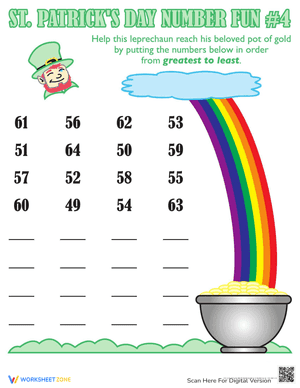 St. Patrick's Day Number Fun #4