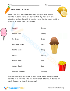 Adjectives about Food