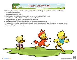 Geese, Get Moving! Game