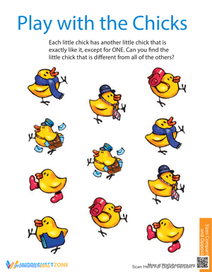 Play With the Chicks: Practice Matching Skills