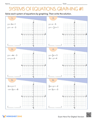 Systems of Equations: Graphing #1