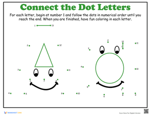 Connect the Dot Letters