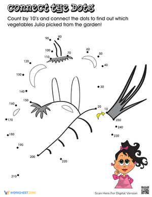 Vegetables Skip Counting