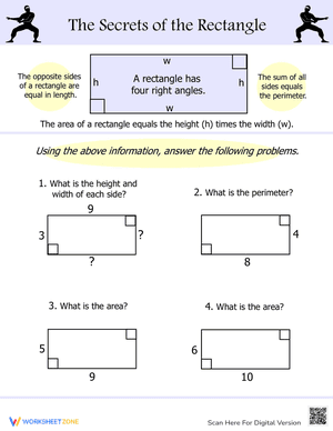 Area and Perimeter of a Rectangle