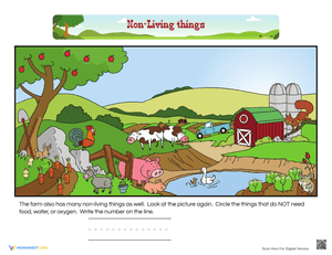 Counting: Non-Living Things on a Farm