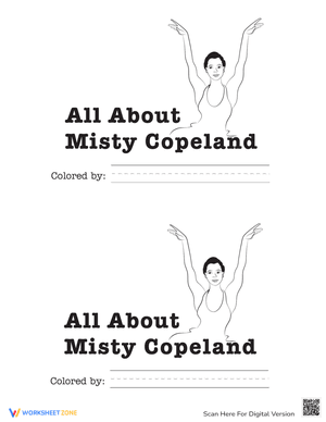 All About Misty Copeland Reader