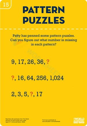 Math Pattern Puzzles
