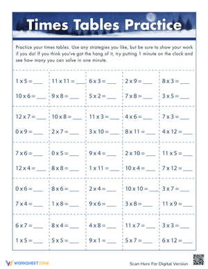 Times Table Drills