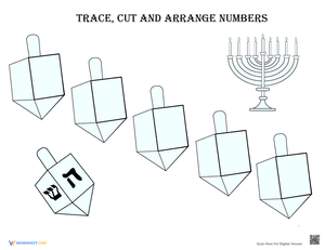 Arrange Numbers: Hanukkah