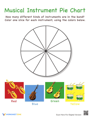 Musical Instrument Pie Chart