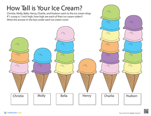 Ice Cream Scoop Measurement