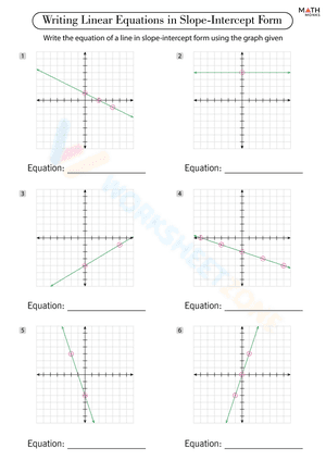 Write-Equations-in-Slope-Intercept-Form-Worksheet-with-Answers