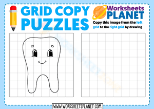 Grid Copy Puzzles Teeth