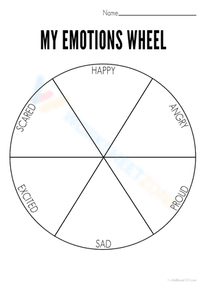 My Emotions Wheel 2