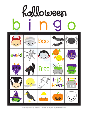 Halloween Bingo Card 8