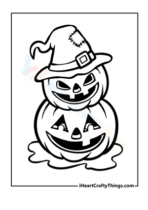 Spooky Halloween Jack-o-lanterns