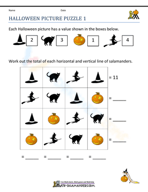 Halloweeen picture puzzle 1