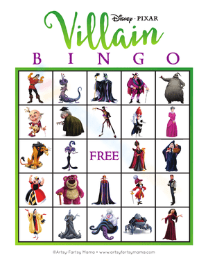 Villain Bingo 2