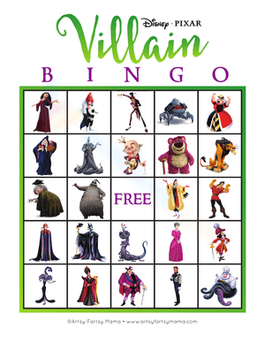 Villain Bingo 6