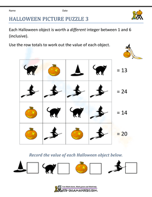 Halloweeen picture puzzle 3