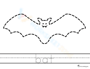 Halloween Bat Tracing