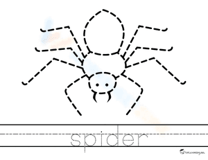 Halloween Spider Tracing