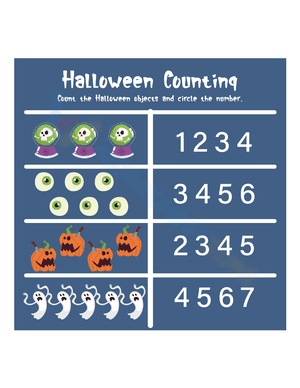 Halloween Counting for Kids